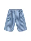 Marni Striped Organic Poplin Bowling Shorts
