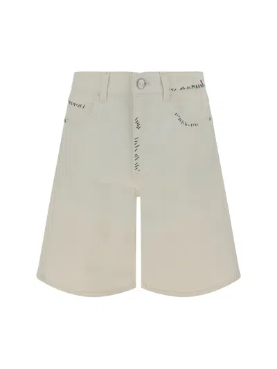 Marni Bermuda Shorts In Lily White