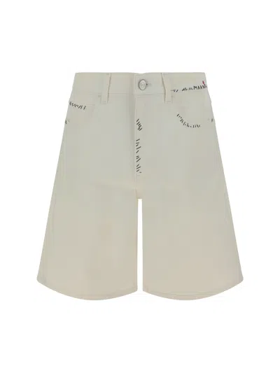 Marni Bermuda Shorts In White