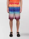 Marni Knee-length Cotton Bermuda Shorts With Gradient Design