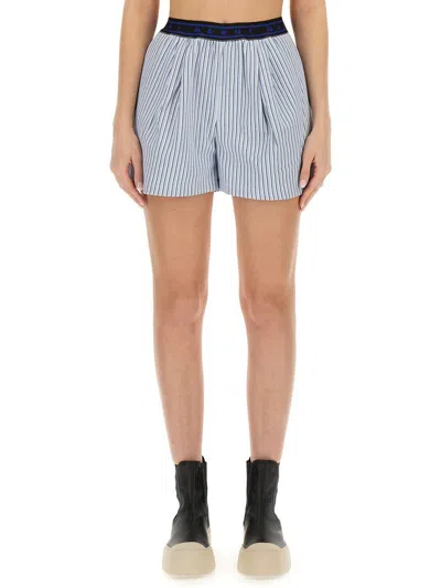 MARNI MARNI BERMUDA SHORTS WITH STRIPE PATTERN