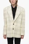 Marni Hip-lenght Single Breasted Buttoned Jacket In White