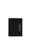 Marni Bi-fold Leather Wallet In Black