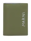 Marni Bi-fold Wallet In Green