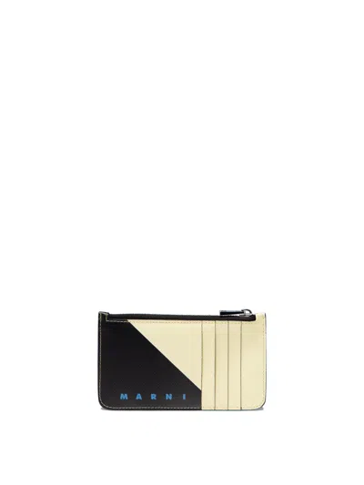 Marni Bicolour Card Holder Wallets & Card Holders In Multicolor