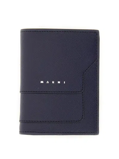 Marni Bifold Wallet In Blue