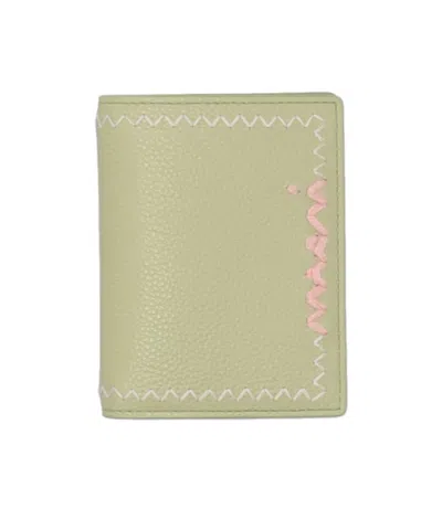 Marni Bifold Wallet In Green