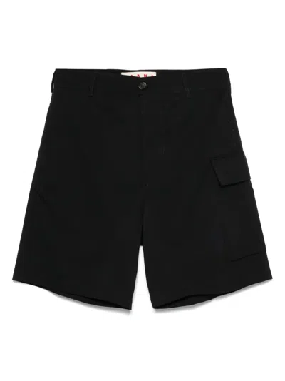 Marni Big Confetti Shorts In Black