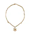 Marni Encased-pearl Branch-motif Necklace In Pearl
