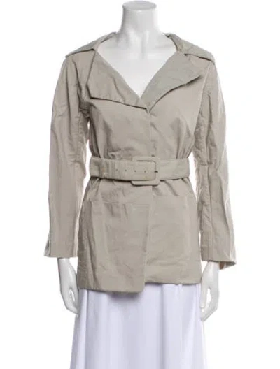 Pre-owned Marni Biker Jacket In Grey