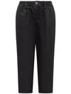 Marni Water-repellent Taffeta Trousers In Black