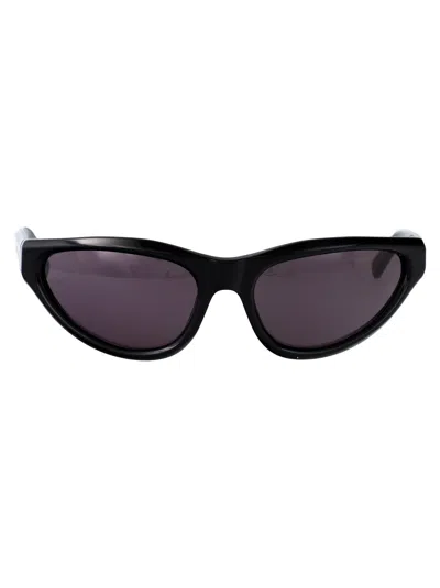 Marni Black Acetate Sunglasses In Brown