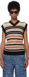 Marni Fuzzy Wuzzy Vest In Stw74 Winter Wheat