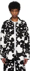 MARNI BLACK & WHITE DILLIES PRINT JACKET