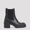 MARNI BLACK ANKLE LEATHER BOOTS