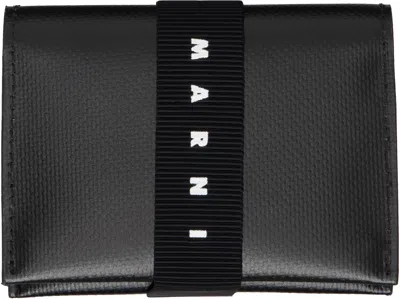 Marni Black Bifold Card Holder In 00n99 Black