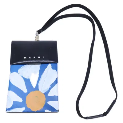 Pre-owned Marni Black Blue Shoulder Bag () In Black, Blue