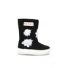 Marni Black Boots For Girl With Stars In Black