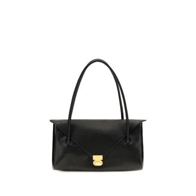 Marni Black Calf Leather Bos Taurus Shoulder Bag