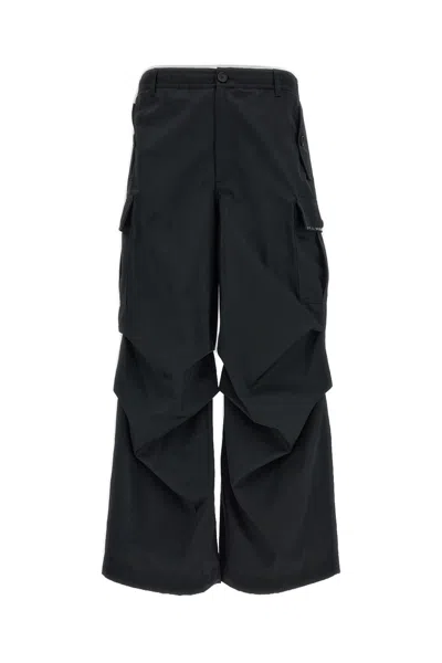 Marni Black Cargo Taffeta Trousers