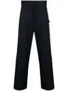 Marni Men's Tropical Wool Trousers In Black