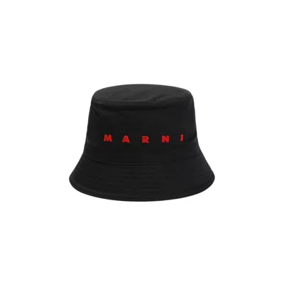 Marni Bucket Hat In Black