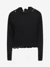 Marni Black Cotton Crop Sweater