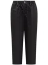 Marni Water-repellent Taffeta Trousers In Black