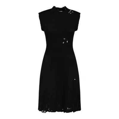 Marni Black Cotton Knit Dresses