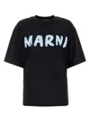 Marni | Logo Cotton T-shirt| Women | 38 In Black