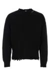Marni Black Cotton Knitwear In Black