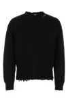 Marni Black Cotton Knitwear In Black