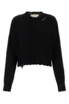 Marni Black Cotton Sweater In Black