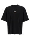 Marni Crewneck Short Sleeve T-shirt With Relaxed Fit In Black