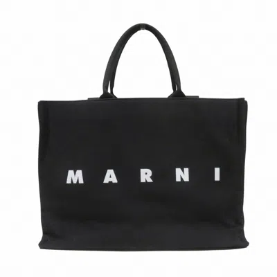Pre-owned Marni Black Cotton Tote Bag ()