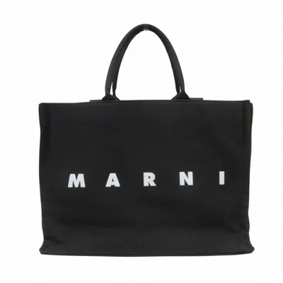 Pre-owned Marni Black Cotton Tote Bag ()