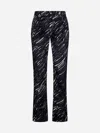 Marni Crayon Flock Stretch Denim Jeans