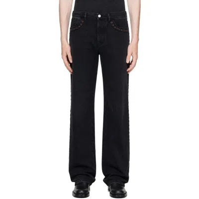 Marni Black Eyelet Jeans