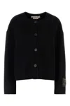 Marni Black Felt Blazer In Black