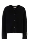 Marni Felt Blazer With Long Sleeves And Patch Pockets In Black