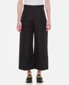 Marni High Waisted Straight Leg Pants In Black