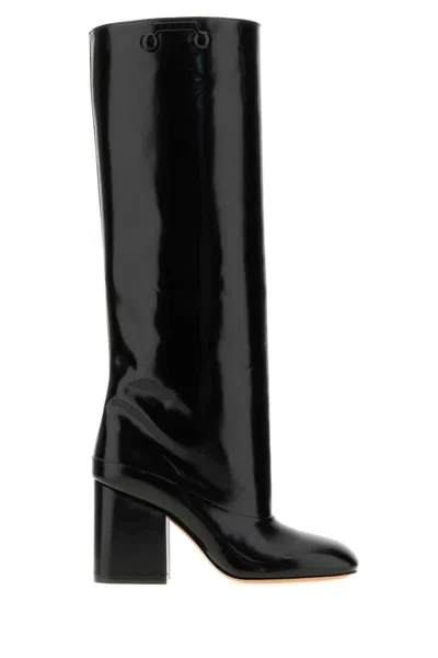 MARNI BLACK KNEE HIGH BOOTS