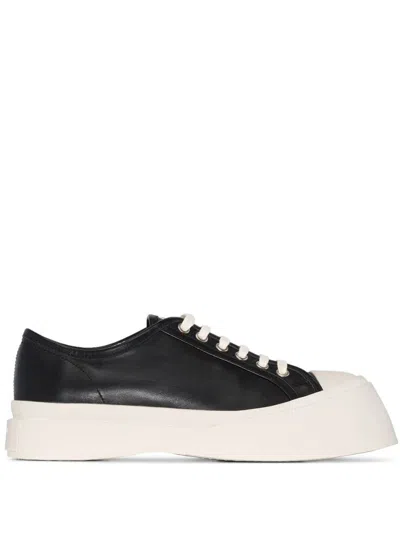 MARNI BLACK LACE UP SNEAKERS