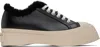 Marni Pablo Sherpa-lined Sne In 00n99 Black