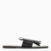 Marni Bambi Square-toe Leather Sandals In Black