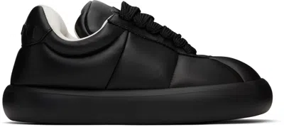 MARNI BLACK LEATHER BIGFOOT 2.0 SNEAKERS