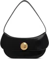 Marni Medium Shoulder Bag Featuring Butterfly Motif In 00n99 Black