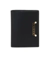 Marni Black Leather Envelope Bifold Wallet In Black