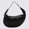 Marni Black Leather Hobo Dot Shoulder Bag In Black