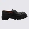 MARNI BLACK LEATHER LOAFERS